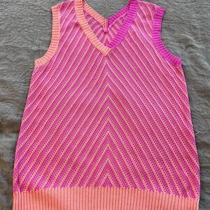 Unbranded Women’s Retro Y2K Crochet Sweater Vest